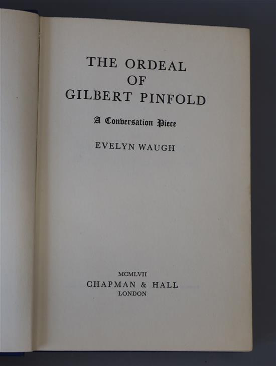 Waugh, Evelyn - The Ordeal of Gilbert Pinfold, 8vo, in unclipped dj, with small nicks and tears, Chapman and Hall, London 1957